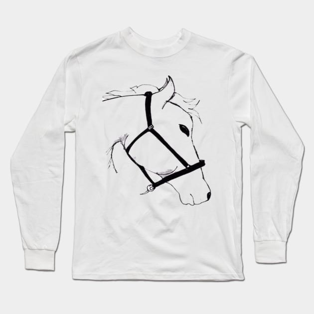 My horse Long Sleeve T-Shirt by idizayil